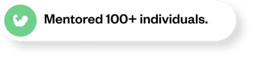 Mentored 100 Individuals